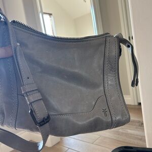 FRYE AND CO. Slate Leather Crossbody Bag